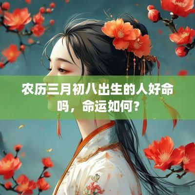 农历三月初八出生的人好命吗，命运如何？