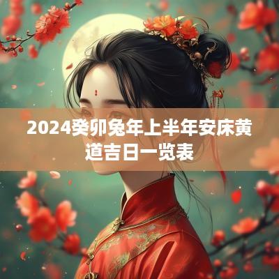 2025癸卯蛇年上半年安床黄道吉日一览表