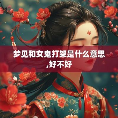 梦见和女鬼打架是什么意思,好不好