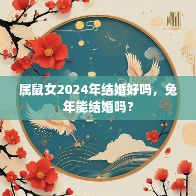 属鼠女2025年结婚好吗，蛇年能结婚吗？