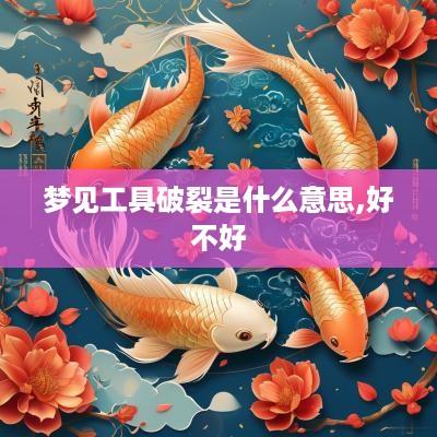 梦见工具破裂是什么意思,好不好