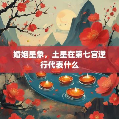 婚姻星象，土星在第七宫逆行代表什么