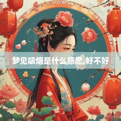 梦见吸烟是什么意思,好不好