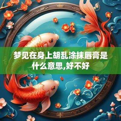 梦见在身上胡乱涂抹唇膏是什么意思,好不好