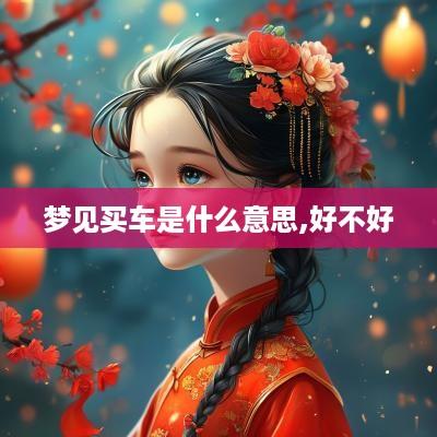 梦见买车是什么意思,好不好