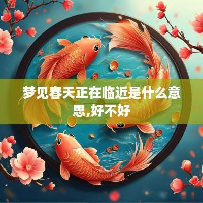 梦见春天正在临近是什么意思,好不好