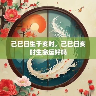 己巳日生于亥时，己巳日亥时生命运好吗