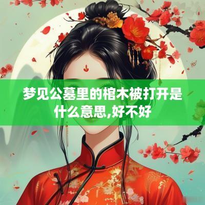 梦见公墓里的棺木被打开是什么意思,好不好