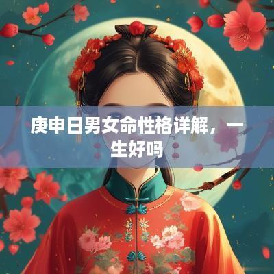 庚申日男女命性格详解，一生好吗