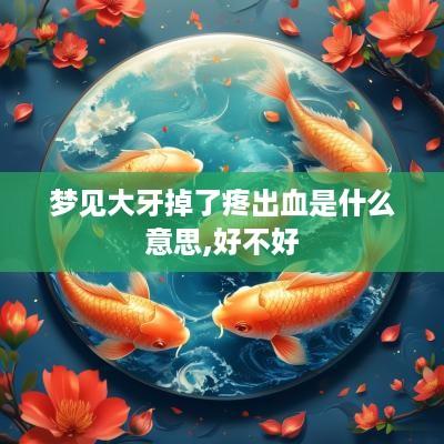 梦见大牙掉了疼出血是什么意思,好不好