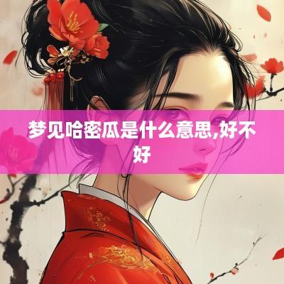 梦见哈密瓜是什么意思,好不好