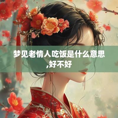 梦见老情人吃饭是什么意思,好不好