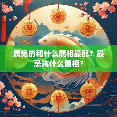 属兔的和什么属相最配？最忌讳什么属相？