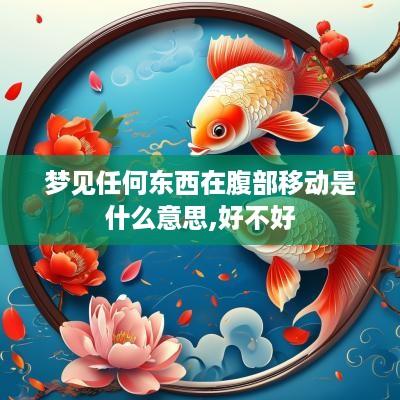 梦见任何东西在腹部移动是什么意思,好不好