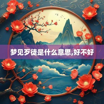 梦见歹徒是什么意思,好不好