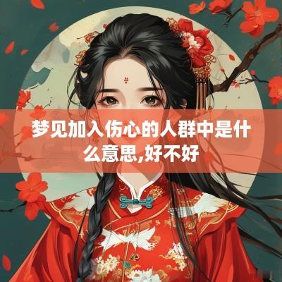 梦见加入伤心的人群中是什么意思,好不好
