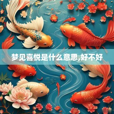 梦见喜悦是什么意思,好不好 梦见喜悦是什么意思,好不好