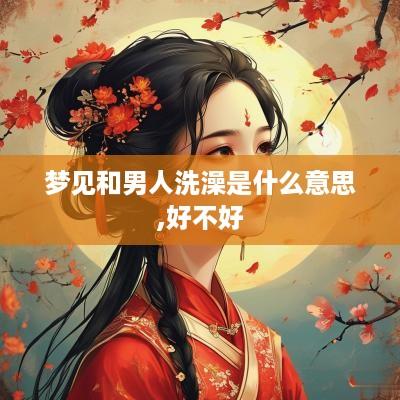 梦见和男人洗澡是什么意思,好不好