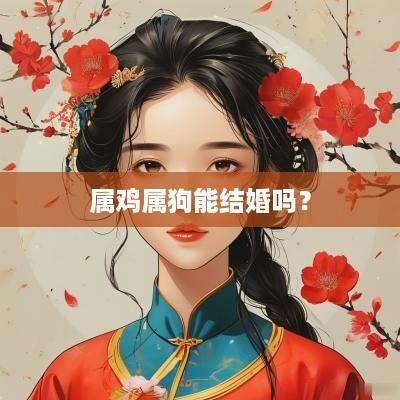 属鸡属狗能结婚吗？