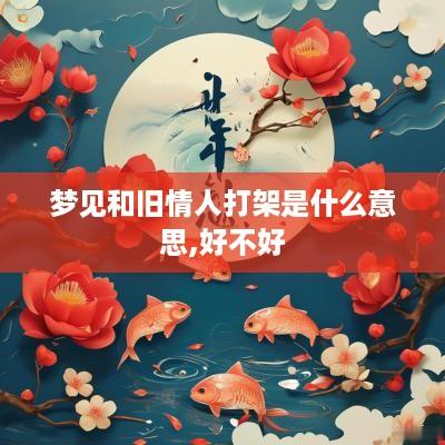 梦见和旧情人打架是什么意思,好不好
