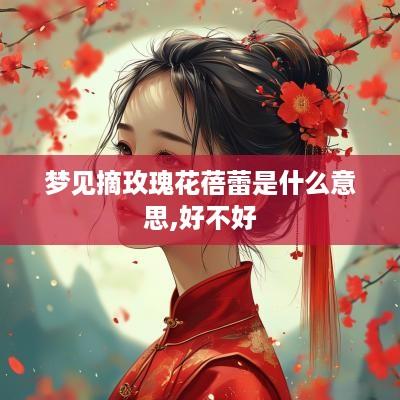 梦见摘玫瑰花蓓蕾是什么意思,好不好