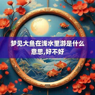 梦见大鱼在浅水里游是什么意思,好不好