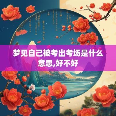 梦见自己被考出考场是什么意思,好不好