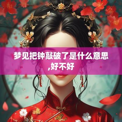 梦见把钟敲破了是什么意思,好不好