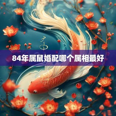 84年属鼠婚配哪个属相最好