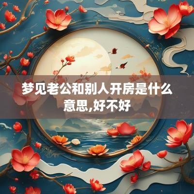 梦见老公和别人开房是什么意思,好不好