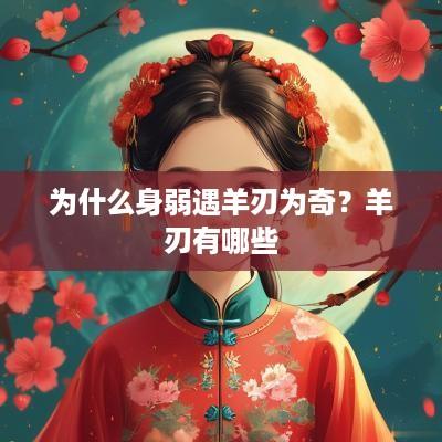 为什么身弱遇羊刃为奇？羊刃有哪些