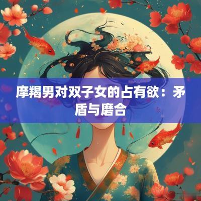 摩羯男对双子女的占有欲：矛盾与磨合