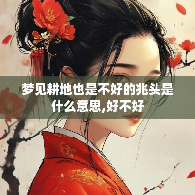 梦见耕地也是不好的兆头是什么意思,好不好