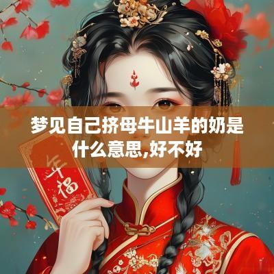 梦见自己挤母牛山羊的奶是什么意思,好不好