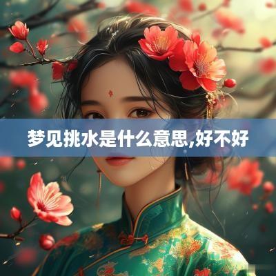 梦见挑水是什么意思,好不好