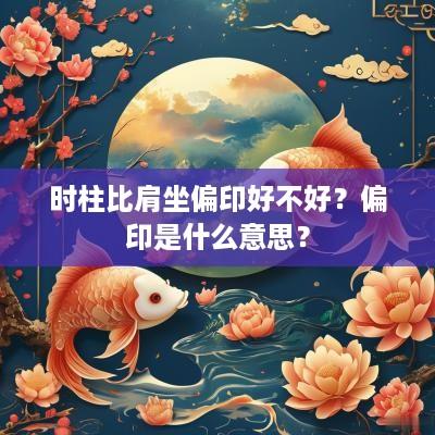 时柱比肩坐偏印好不好？偏印是什么意思？
