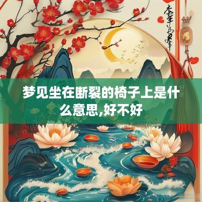 梦见坐在断裂的椅子上是什么意思,好不好