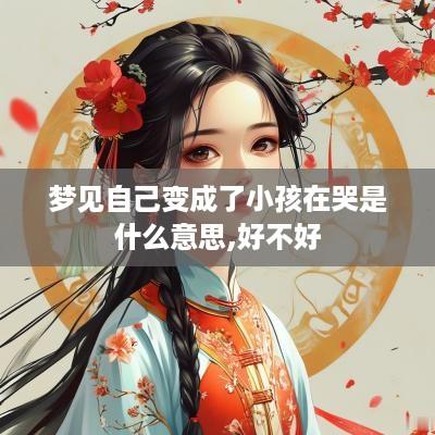 梦见自己变成了小孩在哭是什么意思,好不好