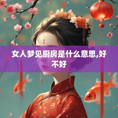 女人梦见厨房是什么意思,好不好