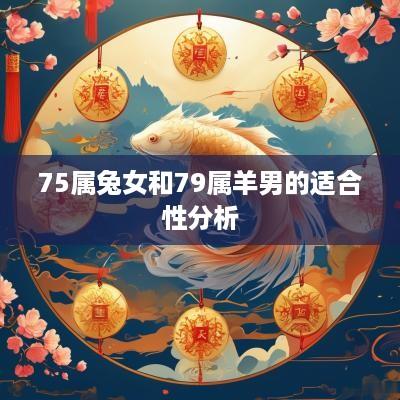75属兔女和79属羊男的适合性分析