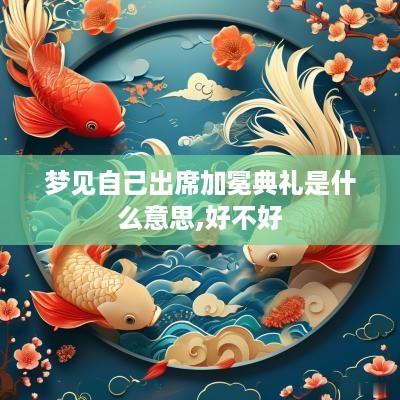 梦见自己出席加冕典礼是什么意思,好不好