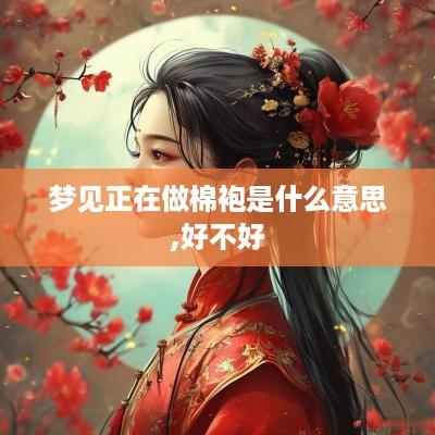 梦见正在做棉袍是什么意思,好不好