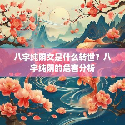 八字纯阴女是什么转世？八字纯阴的危害分析
