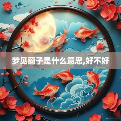 梦见窗子是什么意思,好不好