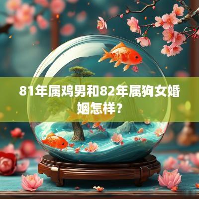 81年属鸡男和82年属狗女婚姻怎样？