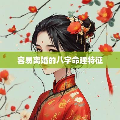 容易离婚的八字命理特征