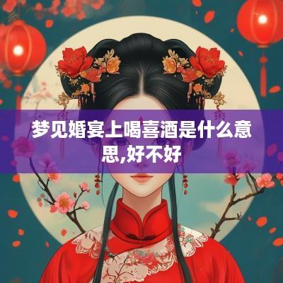 梦见婚宴上喝喜酒是什么意思,好不好