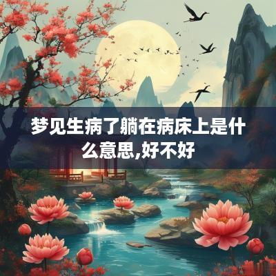 梦见生病了躺在病床上是什么意思,好不好