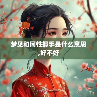 梦见和同性握手是什么意思,好不好