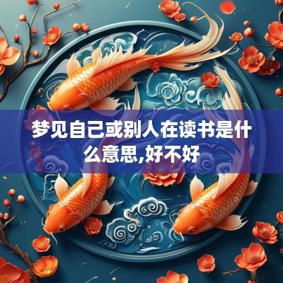 梦见自己或别人在读书是什么意思,好不好